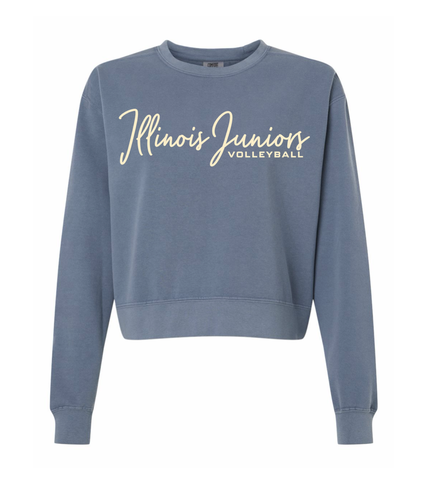 Women's Garment Dyed Mid length Crew