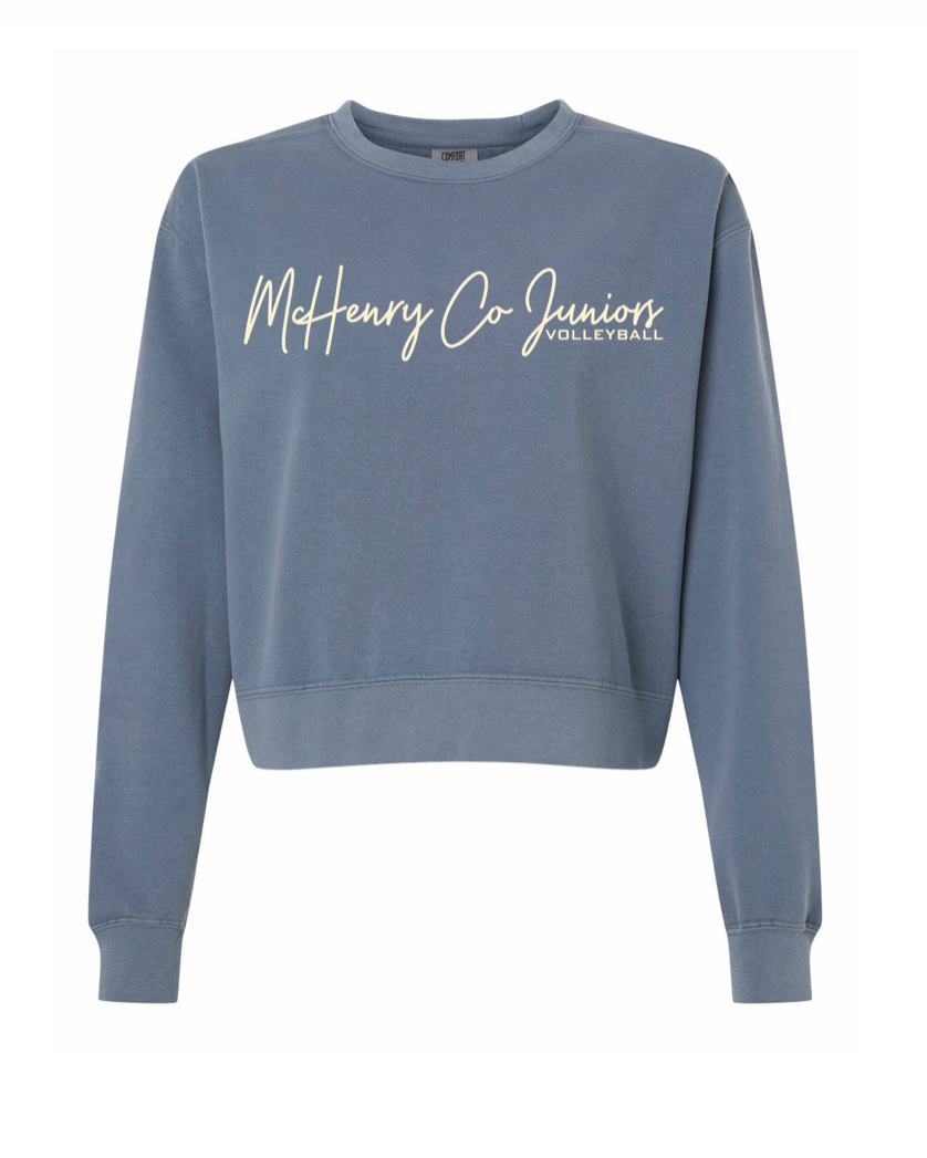 Women's Garment Dyed Mid length Crew