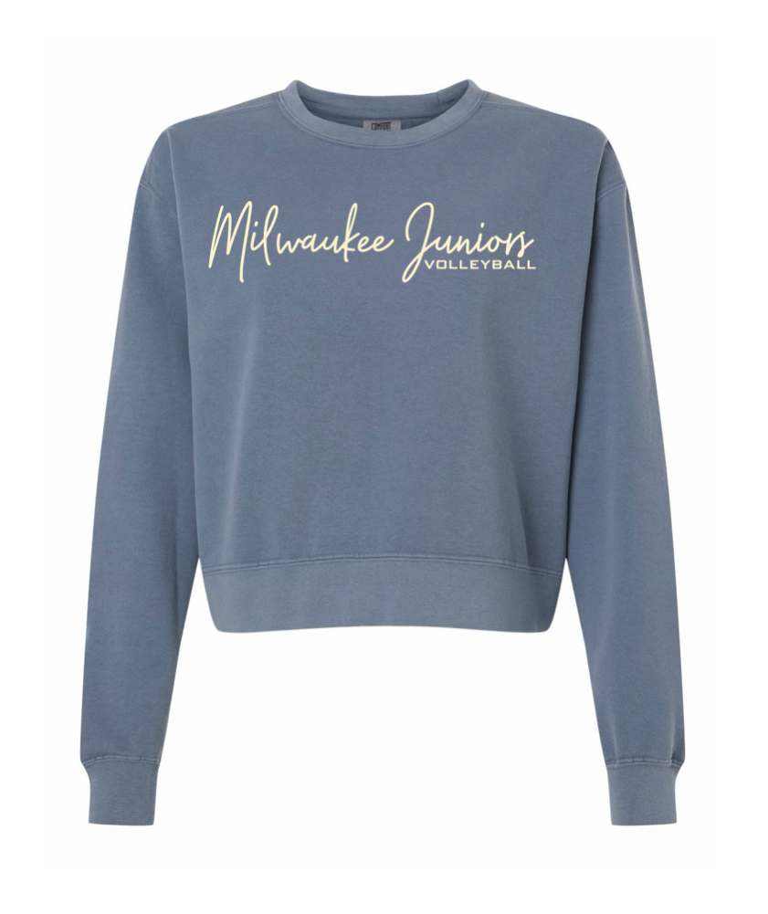 Women's Garment Dyed Mid length Crew