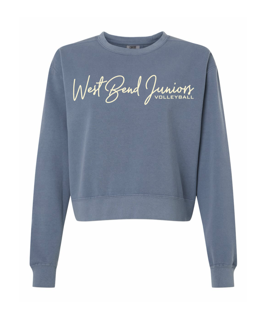 Women's Garment Dyed Mid length Crew